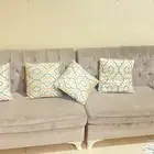 كنب مع ستاير وكنب ارضي جديد وطوايل
