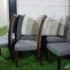6 كراسي طعام. بحاله جيده
