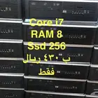اجهزة مكتبية i7 HP مواصفات عالية للمكاتب الخدمية والمؤسسات