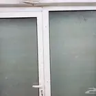 بيبان  واحد المنيوم واحد حديد سحاب  مترين في مترين