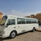 Daily bus rental for a week airport trips restaurant hote