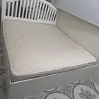 سرير خشب نفرين مع إسفنجته 350 ريال سبب البيع كبير على غرفتي