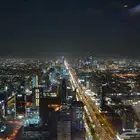 تصوير طريق الملك فهد في الرياض في النهار والليل