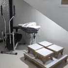 غزال طائر رياضي وطاوله رخام