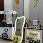 شاشات ترحيبية طاولات استقبال استاند عبايات كورنر عطور طاولات