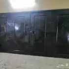 أبواب كبيره سحاب وأبواب ضرفتين حديد جديد وشغل ممتاز