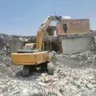 حفار بكلين للايجار والمقاولات