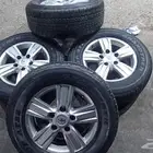 جنوط جيب مقاس 18 جنوط اصلي وكاله مع كفرات دنلوب نضيفه مره تا