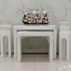 طاولات استقبال ورد صحون تقديم