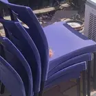 4 كراسي بلاستيك أصلية