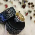 خاتم فضه عقيق اصلي وسعر مناسب الحق العرض