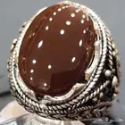 خاتم عقيق يماني كرزي دموي