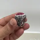 خاتم ياقوت تايلندي صياغة السلك اليدوية
