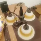 نجفتين أحمر وفضي كريستال ونجفه ثلاثيه للبيع