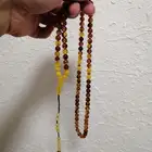 سبحة كهرمان ملونة فاخرة (جديدة).