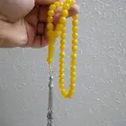 سبحة كهرمان اصفر صافي (جديدة).