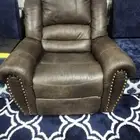 كرسي استرخاء امريكي جلد طبيعي للبيع