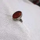 خاتم عقيق يمني كرزي منحوت عليه السيف