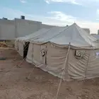 خيمة القاضي 3 اعمدة 6 12 فيها شق بسيط فوق الموقع الزلفي ا