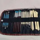 مجموعة أدوات نحت الفخار من الفولاد لصدأ