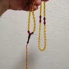 سبحة كهرمان صافية (جديدة).