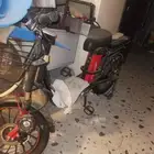 سكوتر انصدم من قدام جديد استخدام شهرين