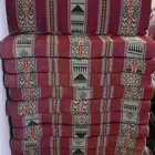 12مسند ظهر حشوه قويه نقشه تراثيه  4 قطع سجاد سوري 3 76م  1م