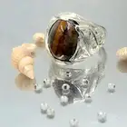 فضه ثقيل منقوش وعقيق يمني اصلي