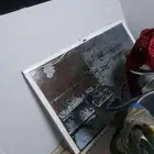باب عزاز المنيوم مكسور القزاز مين ياخذه