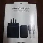 شاحن سامسونج 45W واط مع كيبل ا samsung charger 45W cable