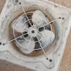 مروحة شفط حديد شبة جديدة مقاس 32 32 سم