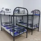 سرير حديد دورين مرتبه بطانيه مخده شراشف جديد د