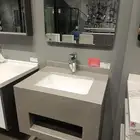 مغسلة بورسلان صندوق رمادي