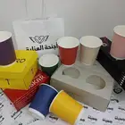 بوكسات اكواب جك قهوة اكياس ورق زبدة مطبعة مطبوعات