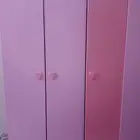 اثنين دولاب بنات لون وردي