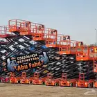 سيزرلفت 12متر للايجار في المدينه المنورة رافعه مقصيه للايجار