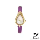 متجر_كاتشي ساعة ايفرد نسائية ضد الموية جلد شكل كلفن كلاين