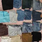 جنز حريمي مقاس لارج جديد وشبه جديد