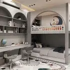تصميم داخلي وديكور لغرفه نوم اطفال ثنائيه