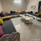 كراسي كنب للبيع 7 كراسي للبيع مع الطاولات والخداديات