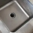 مغسلة مطاعم او بوفية او مطابخ متوسطة الحجم استيل نظيفة جدا