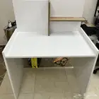 طاوله حق دراسة العرض 90 الطول 80 العمق60 اللون ابيض