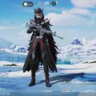 حساب ببجي لفل 77 يوجد فيه امفور وغراب