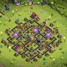 قريه كلاش تاون 8 ماكس لفل 57 فيه 800 جوهره الفلوس واكسير فل