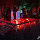 شاشات عرض مسرح. قزاز و. خشب. وسماعات. اضاءة