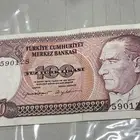 عملات ورقيه تركيه نادره عمرها 50 سنه