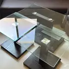 طقم طاولات ضيافة زجاجية