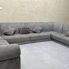 كنب رمادي مستعمل للبيع