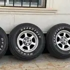 ريس 7 انش الجنوط نظيفه جدا  الكفرات نص عمر