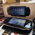جهاز سوني PSP 1000 (نادر ) أصلي بكرتونه مع 20 شريط أصلي